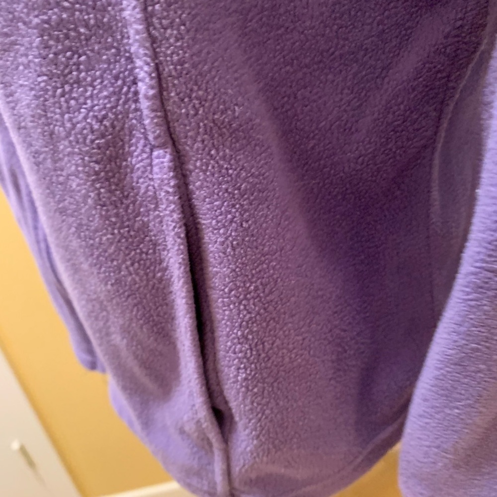 Jasmine Rose Purple Fleece Hoodie jacket - Picture 4 of 9